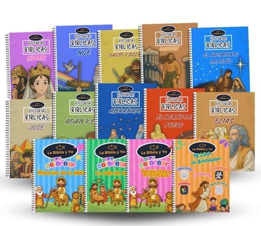 SUPER KIT Bíblico 14 Libros -La Biblia y Yo